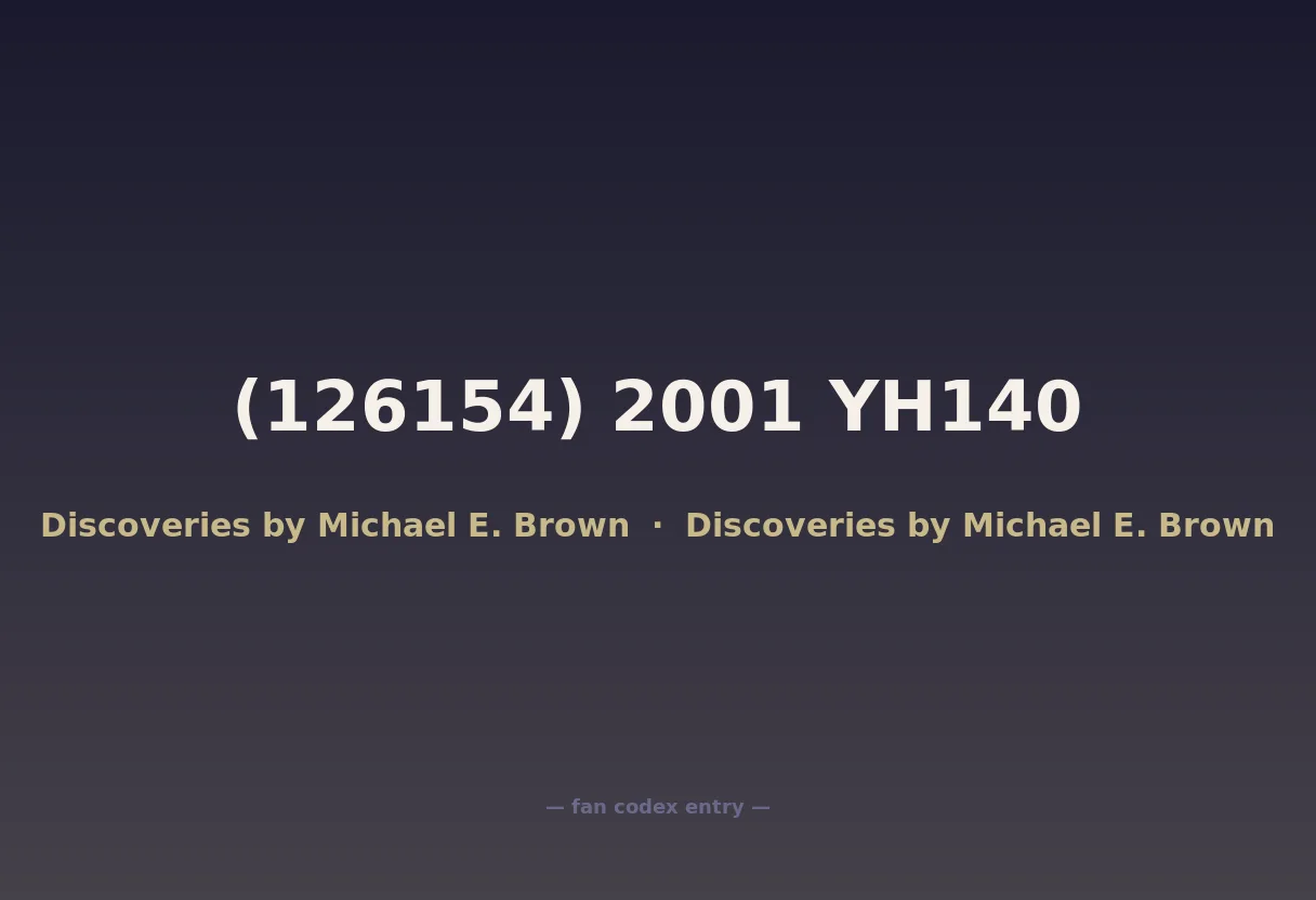 (126154) 2001 YH140