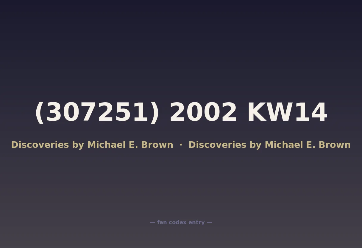 (307251) 2002 KW14
